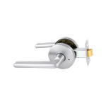 Schlage Brushed Satin Chrome Medio Series Alba Privacy Set