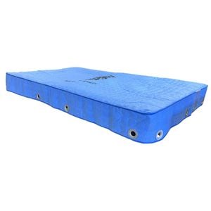 All Table Sports Deluxe Water-resistant 7ft Pool Table Storage/transport Cover, Extra Large Version, Light Blue