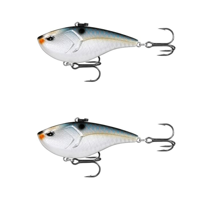 2x 13 Fishing 2.5 Inch El Diablo Vibe Lipless Crank Lures - Natty Light