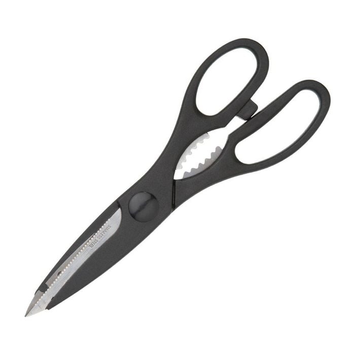 Kitchencraft Kitchen Scissors Kitchen Plus Multi-purpose Serrated Stainless Steel 180mm 7 Inch Bottle Opener Shears