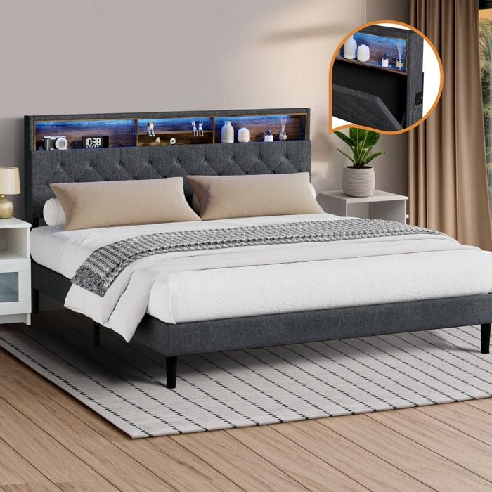 Diy Headboard Ideas String Lights Behind Bed Fairy Lights, Fairy