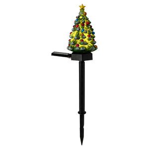Galah Festive Christmas Tree Solar Stake Light