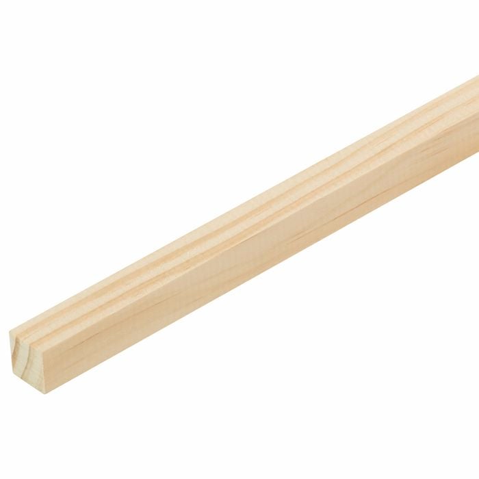 Pinetrim 12mm x 12mm x 2.4m D4S Untreated Clear Pine