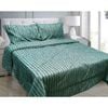 Hotel Living 3 Piece Light Weight Comforter Set Queen Oscar Herringbone