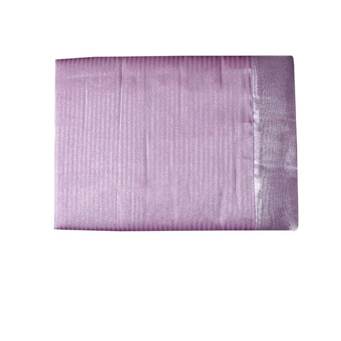 Hoydu Stera Stripe Organza Table Runner Lavender Mist 45x150cm