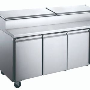 FED-X S/S Three Door Sandwich Counter - XSS7C18S3V
