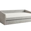 Ainsley Velvet Pull Out Day Bed - Grey