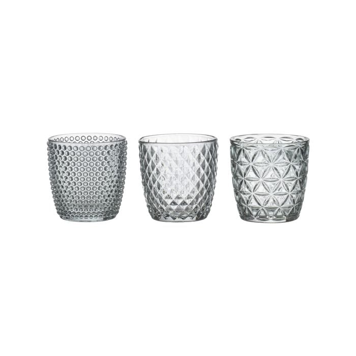 Ladelle Twinkle 3 Pack of Jadeite Tealights
