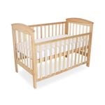 Babyhood Classic Curve Cot - Natural