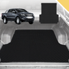 Outback GT 6D Pro Ute Tub Mat for Ford Ranger (PX Dual Cab Ute) 2012-2015 (with Plastic tub Liner) - Black