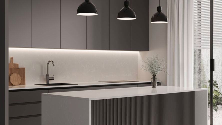 Think Benchtops - Brand Page  Image Gallery - Oak - Summit Mist - Think Solid