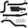 Ignite Exhausts Turbo Back For Mazda Bt50 B30b 3" No Cat & Muffler Black Stainless Steel