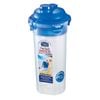 Lock&lock Classic 690ml One Touch Mixer Drink Water Bottle Container Round Blue