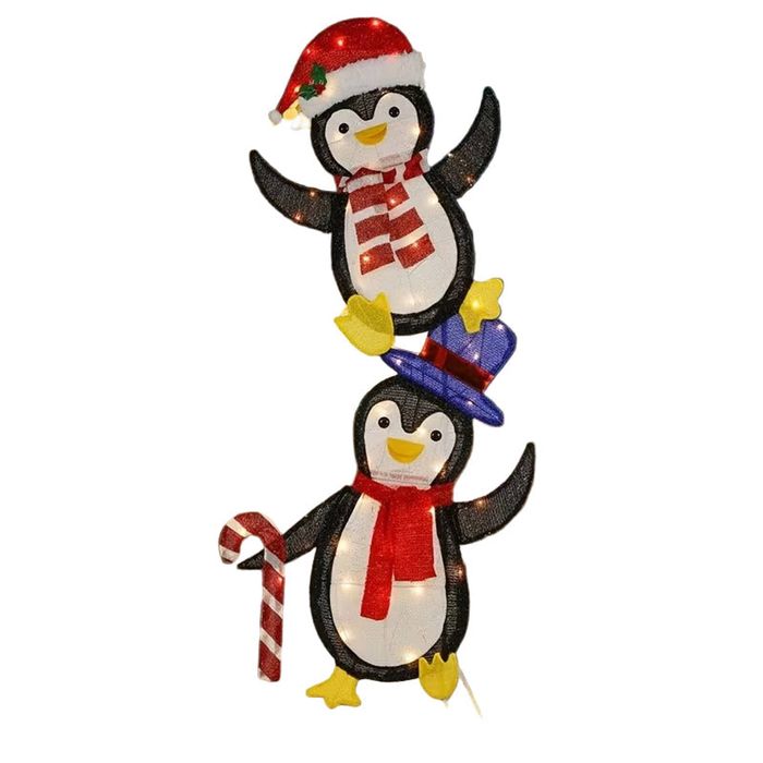 Lifebay Christmas Penguin Light Decorations (2pcs)