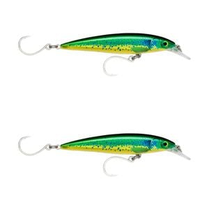 2x Rapala 12cm Saltwater X Rap Long Cast Sink Minnow Fishing Lures - Dorado