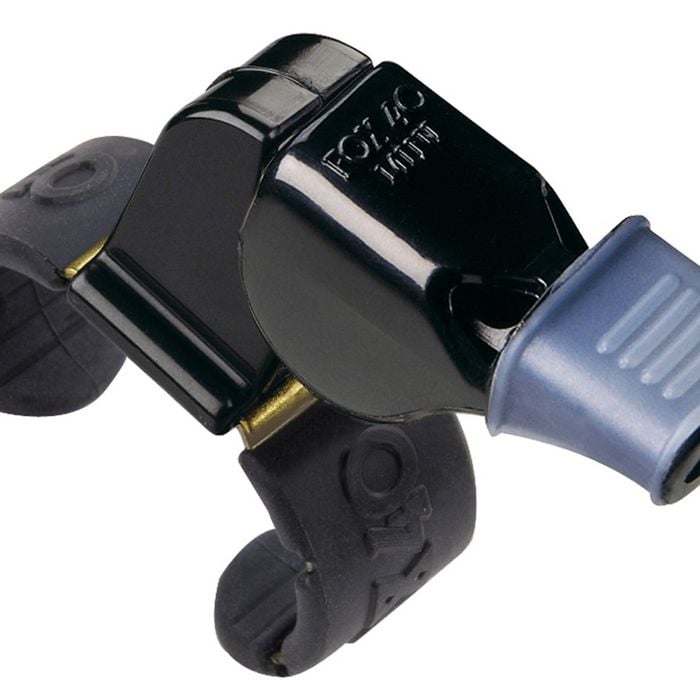 Fox 40 Classic Mini CMG Whistle Outdoor Safety Sports Referee Football Black