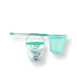 Decathlon - Fishing Discovery Kit Bucket And Landing Net - Mint - One Size