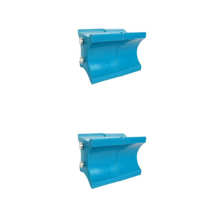 2x 2pc AgBoss Equestrian Show Jumping Keyhole Jump Cup Inserts Teal