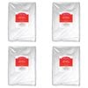 4PK Tontine King Quilted Pillow Protector Envelope Style - White
