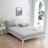 Dreamaker Micro Flannel Combo Fitted Sheet Set Silver King