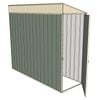 Build-a-Shed 0.8 x 2.3 x 2m Skillion Single Hinged End Door Shed - Green