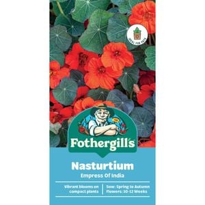 Fothergill's Nasturtium Empress of India Seeds