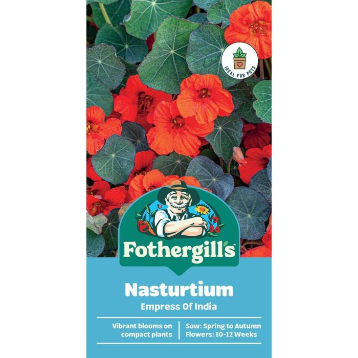 Fothergill's Nasturtium Empress of India Seeds