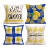 Catzon 4 Pcs Decorative Throw Pillow Covers with HD Printing for Home Decor