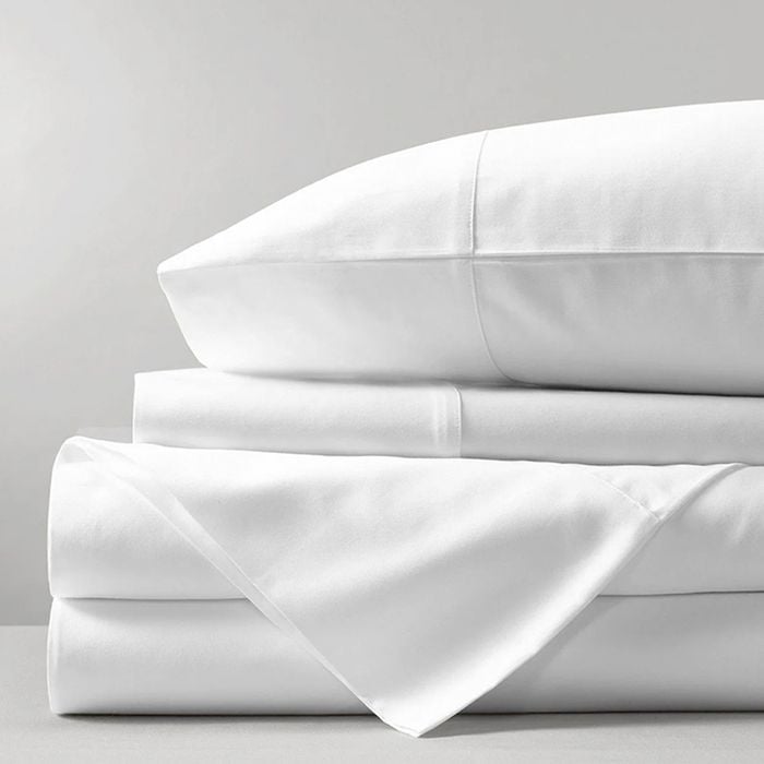 CottonMore 100% Bamboo Luxury Silk Feel Soft Sheet set White - Queen