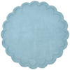 Handtufted Wool Rug-rivoli 6447-eggshell Blue-160x160cm