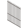 ProtectorAl 350 - 1200 x 1800mm Black Raked 16-30º Batten Pool Fence Panel
