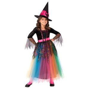 Rubies Spider Witch Kids/Children Girls Dress Up Costume Halloween Party Size S