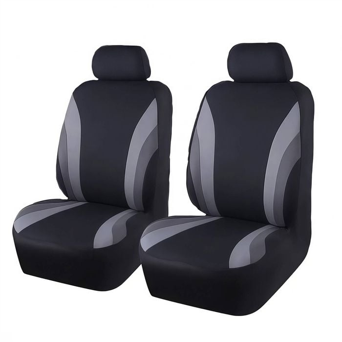 Catzon Front Car Seat Covers Auto Interior Protection Accessories For Suvs Trucks-gray