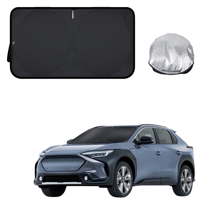 Front Windscreen Sun Shade for Subaru Solterra 2023 - Current (EA10) - Standard 150 x 85 cm - Black