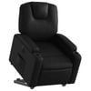 vidaXL Electric Stand up Recliner Chair Armchair Single Sofa Black Faux Leather
