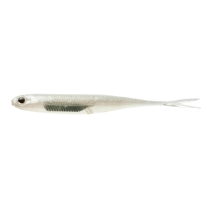 Fish Arrow Flash J Split SW 4" Soft Plastic Fishing Lure 109 Glow / Silver