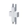 Flexi Storage Home Solutions White Double Slot Wall Strip Joiner - 2 Pack