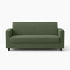 Anyhouz 2 Seater Sofa Cover Plain Army Green Style And Protection For Living Room Sofa Chair Elastic Stretchable Slipcover