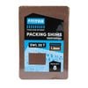 Titan 1 x 150 x 100 mm 8 Piece Brown Shim Packing