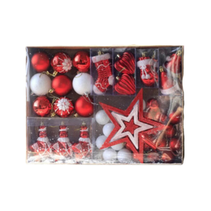 Lifebay Christmas Baubles Set - 47-Piece