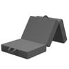 BedStory Folding Mattress Small King Single Trifold Mattress Firm Support Foam Washable Cover 15cm Grey