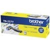 Brother Tn-257y High Yield Yellow Toner - 2,300 Pages