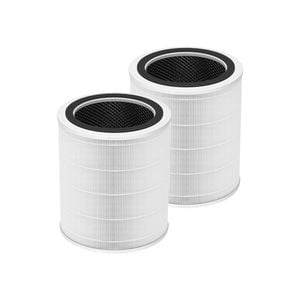 2 Pack iDeer Life Core 400s HEPA Air Filter, Compatible with LEVOIT Core 400s, 3-in-1 H13 Activated Carbon Replacement Filters