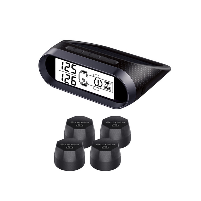 Promata Mata T2 Solar Tyre Pressure Monitor For Trucks - 4 External Sensors