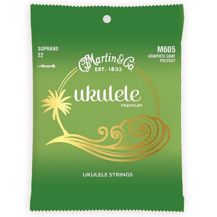 Martin Guitar M605 Premium Ukulele Strings Polygut Soprano Gauge