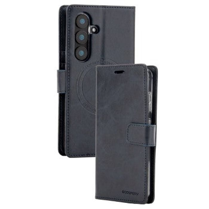 Goospery Bluemoon Diary for Samsung Galaxy S25 FE - Navy, Magsafe