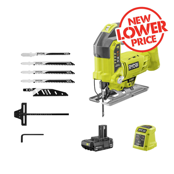 Ryobi 18V ONE+ Jigsaw 2Ah Kit