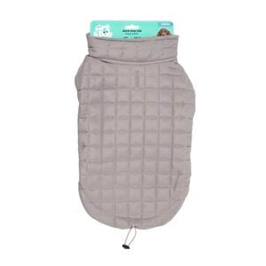 Art & Bob 40cm Grey Medium Quilted Dog Jacket