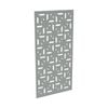 ProtectorAl 300-1200 x 1201-2400mm Palladium Silver Mosaic Unframed Solid Aluminium Decorative Panel