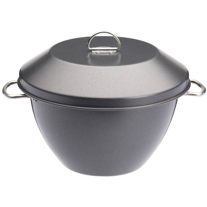 Mastercraft Heavy Base 20cm/2L Non-Stick Pudding Steamer w/ Cover & Handle Grey